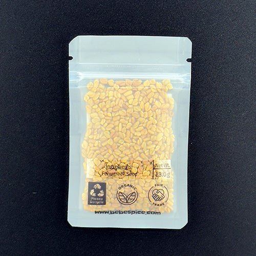 Fenugreek Seed, Whole, Organic - Bebe Size