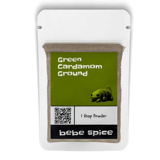 Decorticated Gren Cardamom Seed Powder, Organic - Bebe Spice
